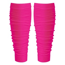 Mangas de pierna de fútbol, mangas de pierna para hombres, fútbol americano, manga de compresión de pierna de pantorrilla para mujeres/jóvenes/adultos, mangas de fútbol para atletas, alivio del dolor, correr, ciclismo, deportes, accesorios de fútbol rosa