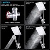Shower Head Set, High Pressure 8'' Rainfall Stainless Steel Shower