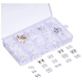 150 Pairs Ultra-Soft PVC Nose Pads for Eyeglasses Screw on/Push in Nosepads for Sunglasses Spectacles