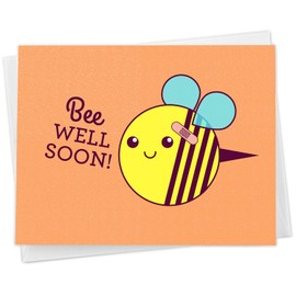 Get Well Soon Card "Bee Well Soon"