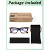GLINDAR Cat Eye Blue Light Locking Glasses Vintage Narrow Square
