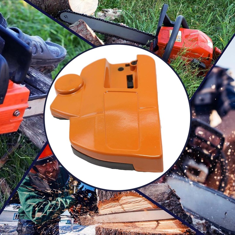 Gubeter 537286301 Chainsaw Clutch Cover with Brake for Husqvarna 455,