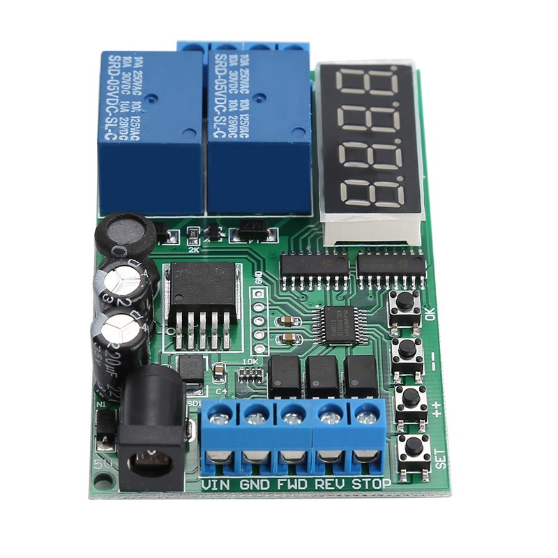 5V - 24V Motor Forward / Reverse Controller Timing Delay