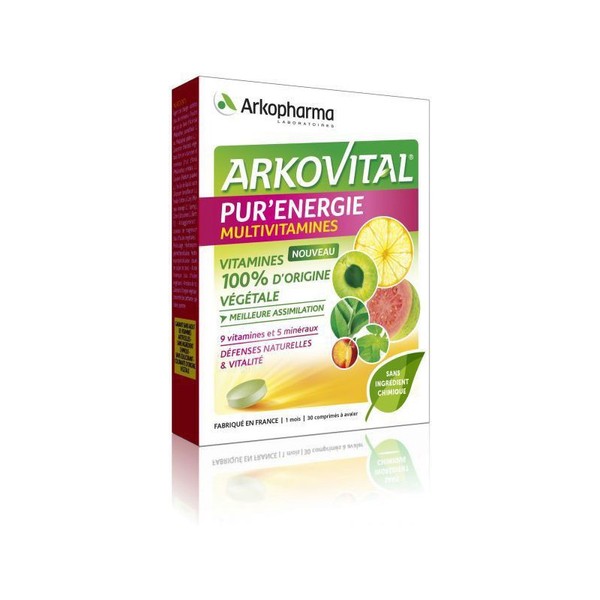 ARKOPHARMA Arkovital Pure Energy Comp 30