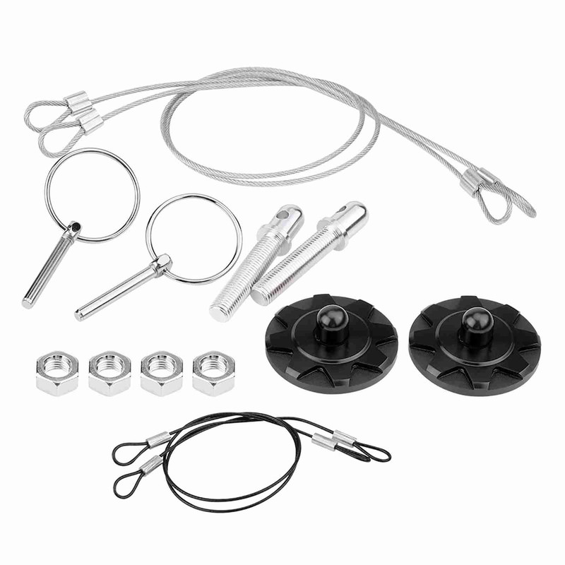 CNC Aluminum Alloy Car Racing Hood Pin Lock Appearance Kit