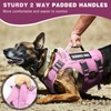 WINSEE Service Dog Vest Harness for Medium Dog, Tactical Working