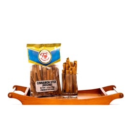 TAJ Cinnamon Stick Round, Dalchini, 3.5-Ounce