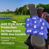 Golf Iron Head Covers Magnetic Neoprene with Numbers Printed Value
