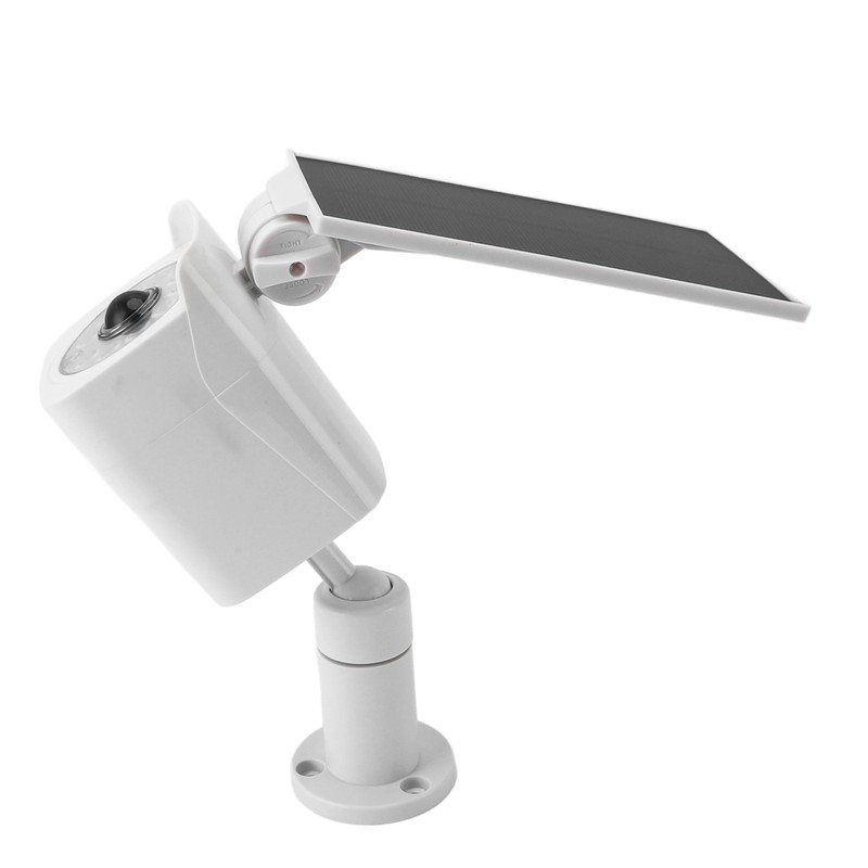 Solar Powered Fake Security Camera with Light IP65 Waterproof Simulated