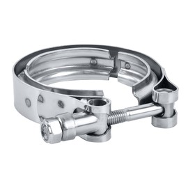 EVIL ENERGY EVIL ENERGY 2.5 Inch V Band Clamp for Flange Kit Stainless Steel 2PCS (No flanges)