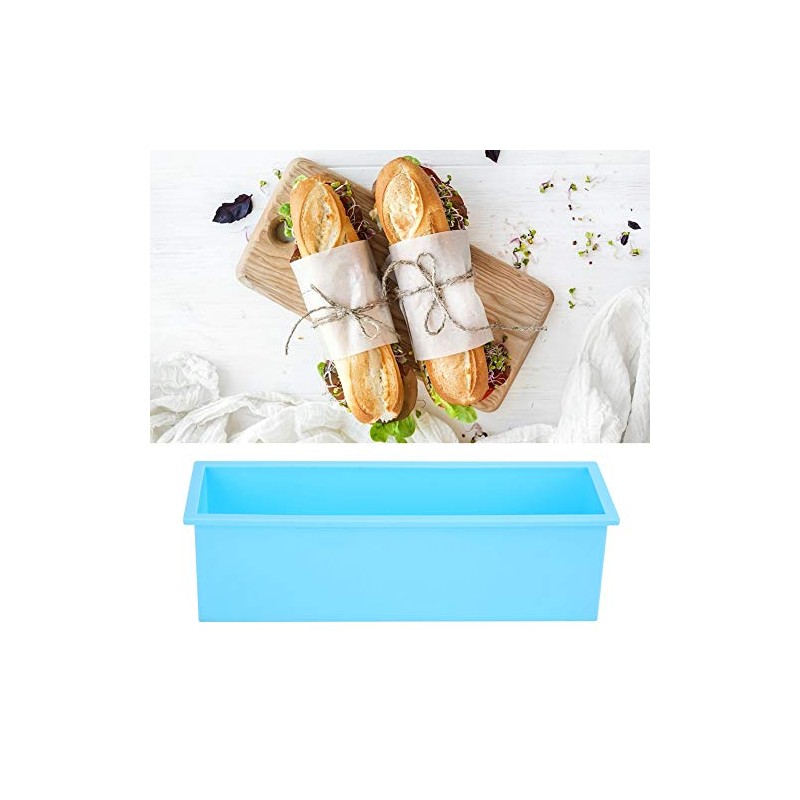 Molde de Silicona para Jabón, Molde Rectangular de Tostada de