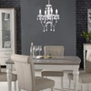LaLuLa Chrome Chandelier Modern Mini Acrylic Crystal Chandelier Lighting 4