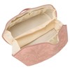 Make Up Cosmetic Bag PU Leather 180 Degree Opening Large