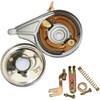 SHEAWA Universal Bicycle Brake Modification Kit Solid Metal Rear Wheel