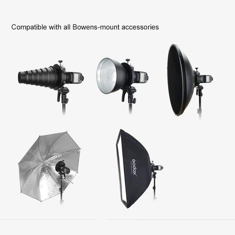 Godox S2 S Shape Flash Bracket Bowens Mount Folding Angle