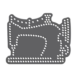 Rhinestone Genie Sewing Machine 5 Inch Magnetic Rhinestone Template, Black