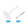 PATIKIL 102mm Perforated Insulation Pins, 50 Pack Insulating Nails Wall