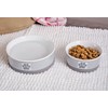 Bone Dry Paw & Patch Ceramic Pet Collection, Medium Bowl,