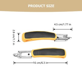 2 PCS Staple Removers Sturdy Staple Puller Tool Stapler Removers Heavy Duty Staple Remover Tool with Non-Slip Handle for Office,School and Home