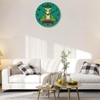SPUNKER Wall Clock,Funny Frog Wall Clocks for Living Room Decor,Yoga