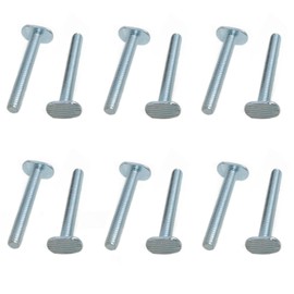 yukata 1/4"-20 T Track Bolts T Slot Bolt General Purpose t Slot Hardware T-Track 2 Inch Long T-Slot Bolt T-Track Fittings for Woodworking Fixtures and Fixing Devices 12PCS