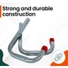 2 x 150mm Large Storage Wall Hooks 85kg Galvanised Steel,