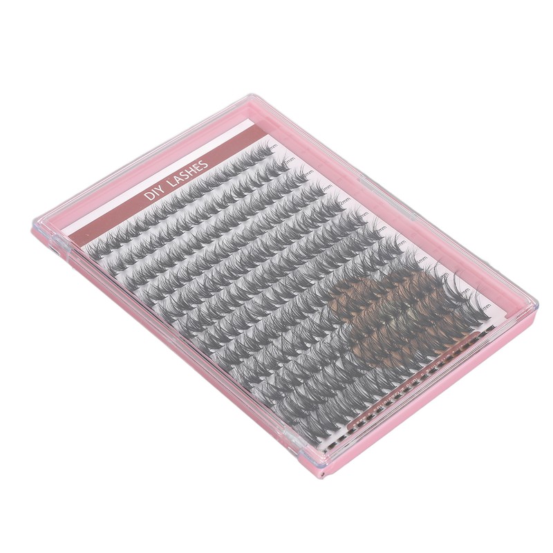 DIY Lash Extension Kit 240pcs Individual Eyelash 10‑16mm Clusters Eyelash