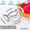 AUBENR 4.72 Inch Extra Large Apple Slicer with 8 Blades