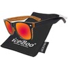 iceBoo Sunglasses wood grain pattern plastic frame UV400 plastic Lens