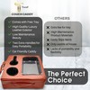 couch caddy with cup holder, couch cup holder tray,FREE TRAY,