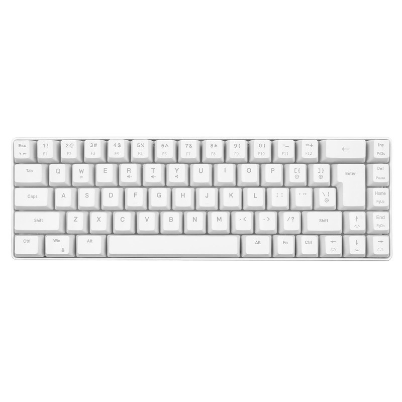 V200 Mechanical Gaming Keyboard Portable 68 Keys Wired RGB Backlit