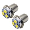 Ruiandsion 2pcs P13.5S LED Bulb 18V White 2835 3SMD Chips
