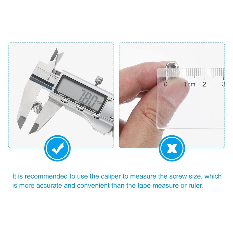 sourcing map Ball Point Set Screws, M4 x 16mm 304