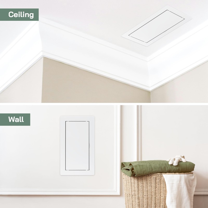 Vent Systems 4x8 Access Panel - Easy Doors ABS Plastic