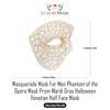 Luxury Mask Phantom Of The Opera One Eyed Masquerade Mask,One