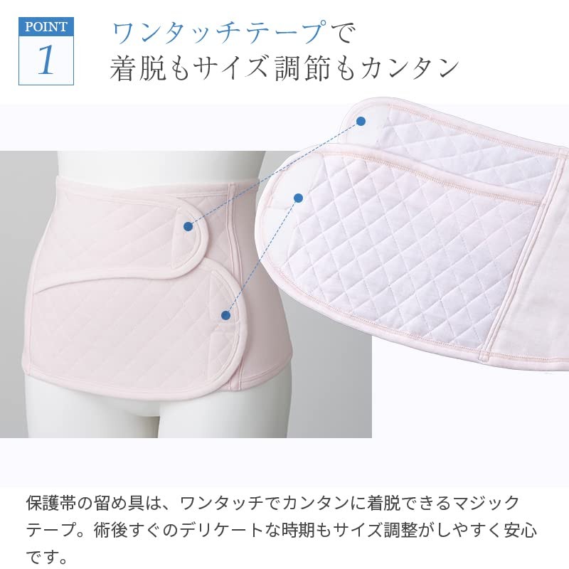 Inuushi Honpo S3086 Abdominal Protection Belt After Caesarean Section, Pink,