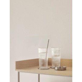 Stelton Reusable Straw - Stainless Steel Straws - Set of 4 with Cleaning Brush