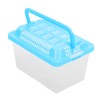 Hohopeti Handheld Tortoise Living Tank Portable Aquarium Feeding Container for