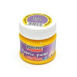 Pentart Fabric Paint 50 ml Sun-Yellow, one