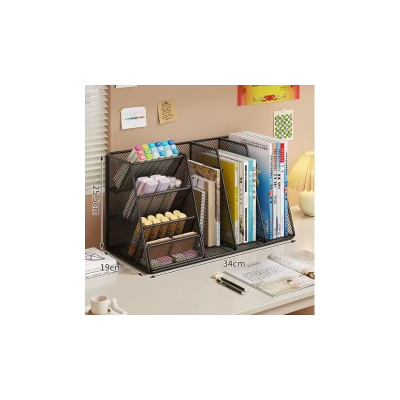 Metal File Rack Organizer for Office & Home Use –