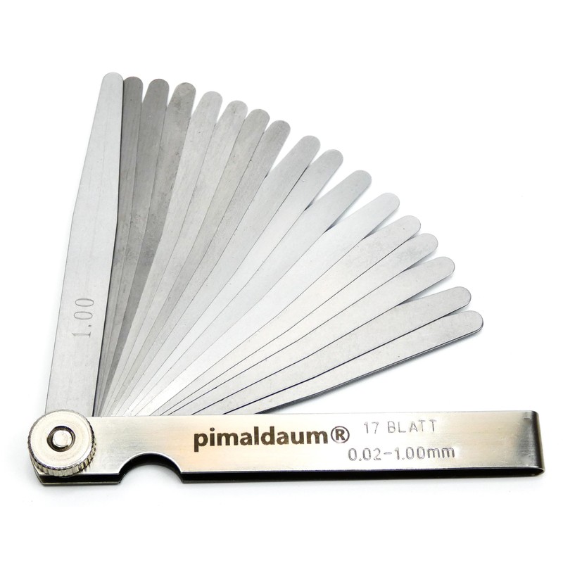 PIMALDAUM® Feeler gauge according to DIN 2275, manganese steel for