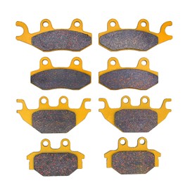 Traild Ceramic Brake Pad Set fits Kawasaki Mule Pro DX/DTX/FX/FXT/FXR 2015-2025 Front & Rear
