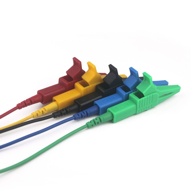 Aofan Insulative Full Protective Crocodile Clips 4mm 32A 1500V Test