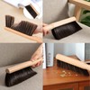 Dust Brush, 30cm Wooden Handle Soft Bristles Cleaning Brush for