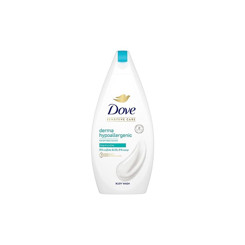 Dove Sensitive Care Body Wash Derma Hypoallergenic,450.00 ml (Pack of