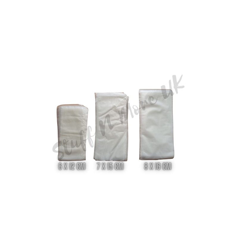 PVA Bags Carp Tackle Coarse Fishing Quick Dissolving Various Sizes