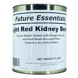 Future Essentials Light Red Kidney Beans – #10 Size Can, 30 Year Shelf Life