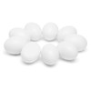 SallyFashion Wooden Fake Eggs for Nesting Boxes, 9 PCS White