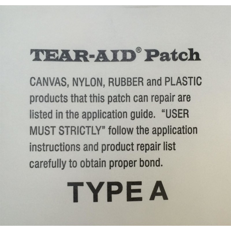 Tear Aid Wide Repair Strip (Type A) (75mm x 1500mm)