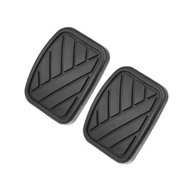 INFINAUTO Anti-Slip Clutch Brake Pedal Cover Fit for Suzuki SX4-2 Pcs Black Stylish Design